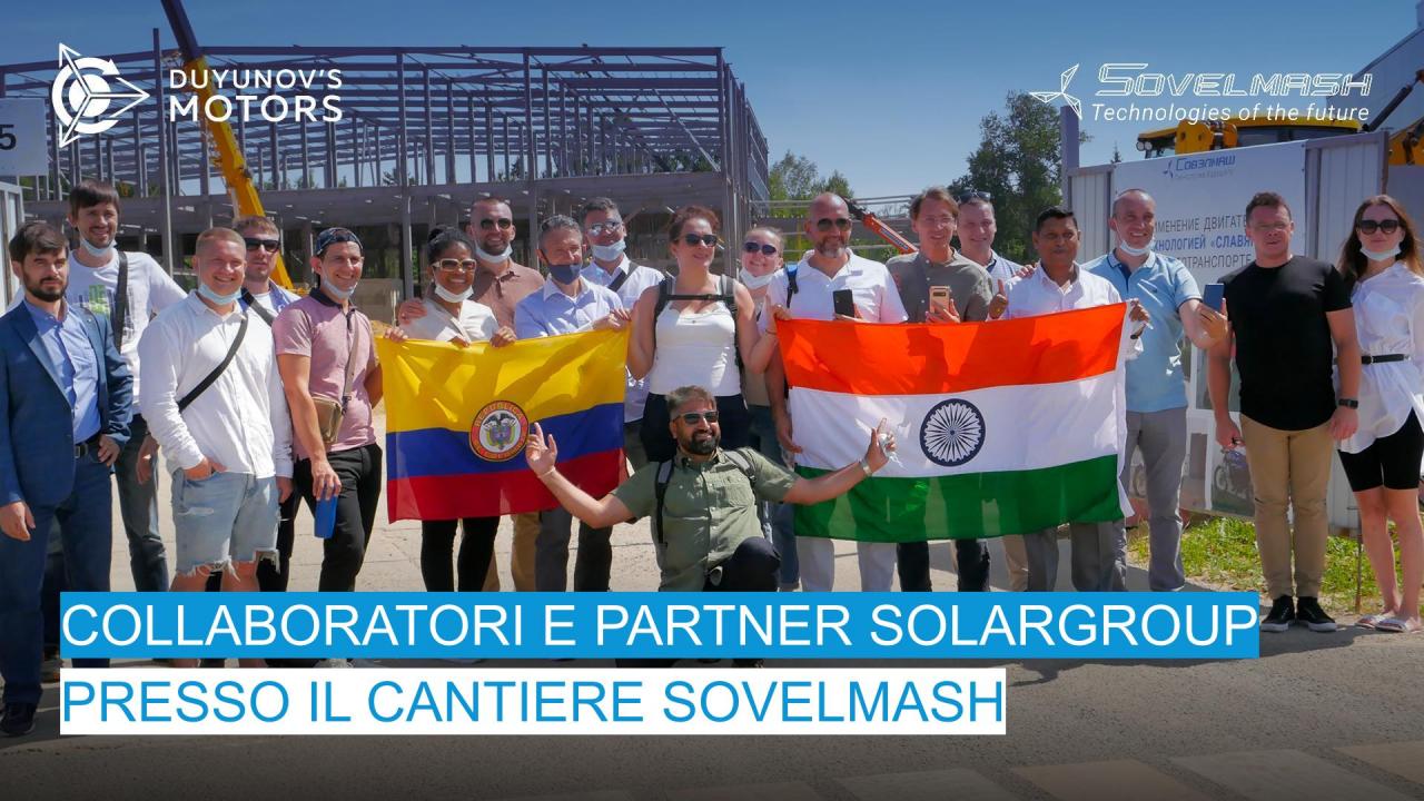 SOLARGROUP presso il cantiere Sovelmash