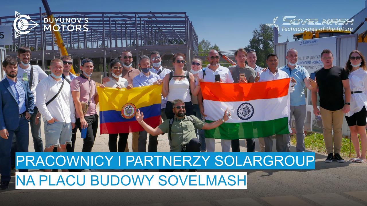 SOLARGROUP na placu budowy Sovelmash