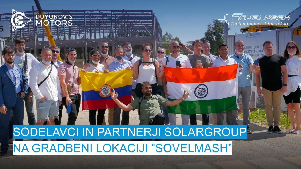 SOLARGROUP na gradbeni lokaciji "Sovelmash"