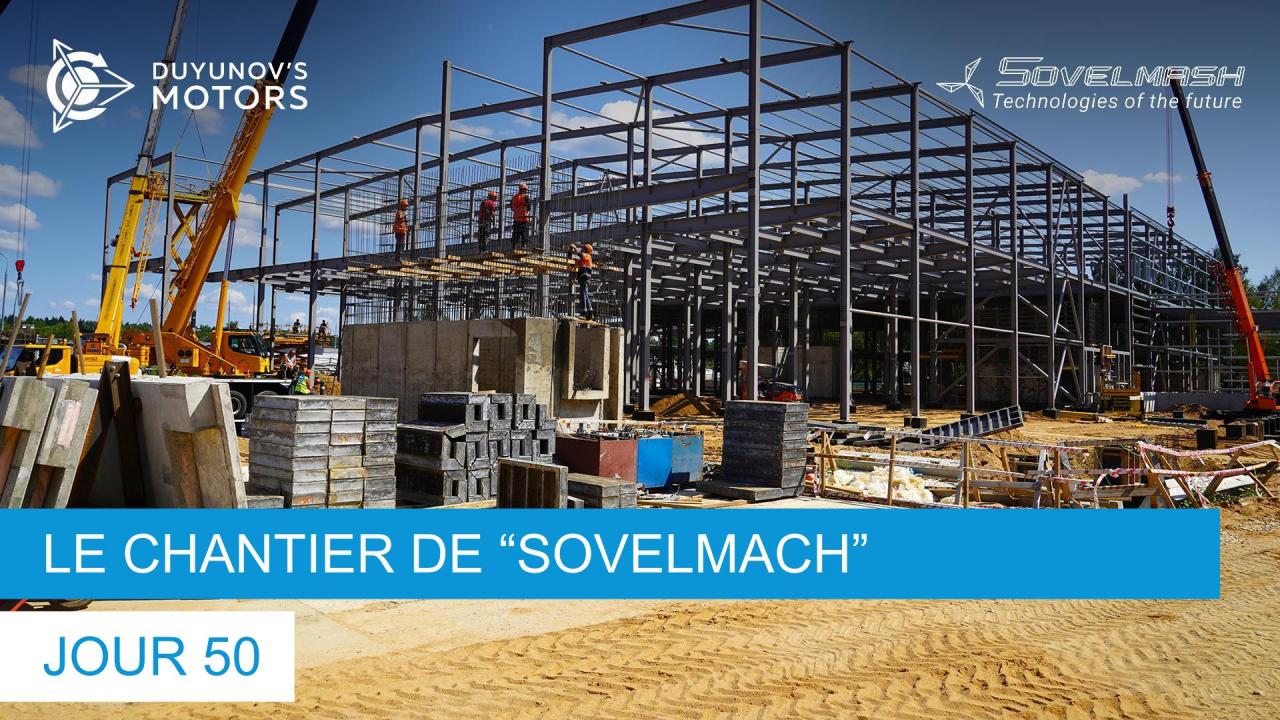 Le chantier de "Sovelmach" / Jour 50