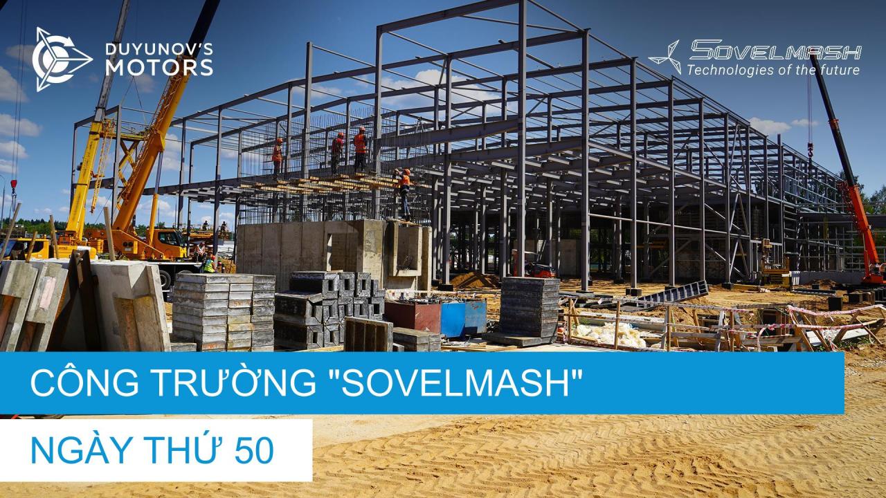 Công trường "Sovelmash" / Ngày thứ 50