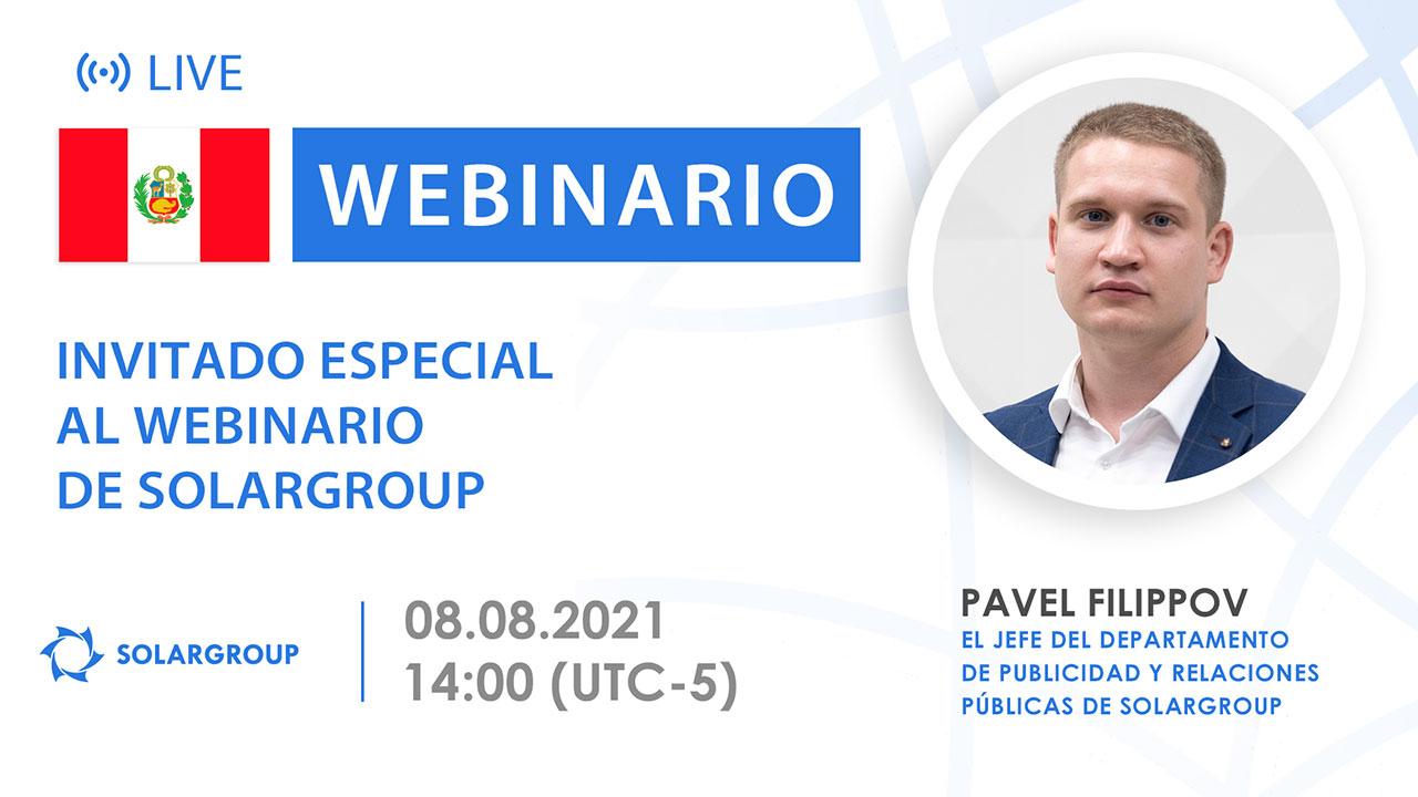 Peru. Invitado especial al webinario de SOLARGROUP