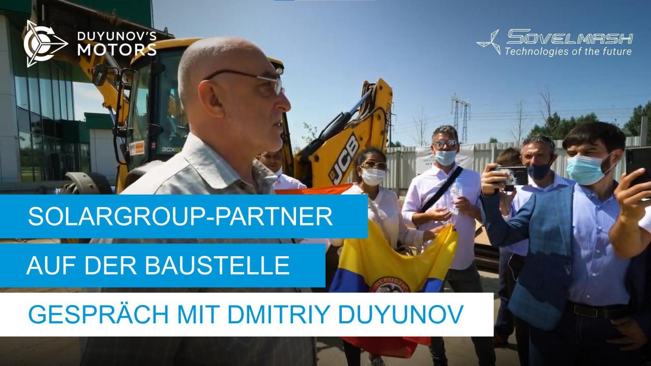 SOLARGROUP-Partner auf der Baustelle: Gespräch mit Dmitriy Duyunov