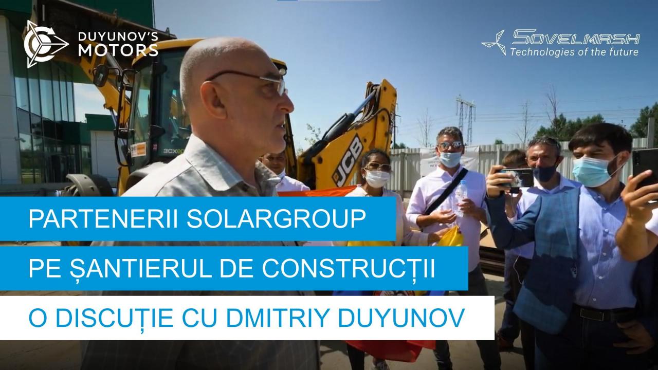 Partenerii SOLARGROUP pe șantierul de construcții: despre ce au discutat cu Dmitriy Duyunov