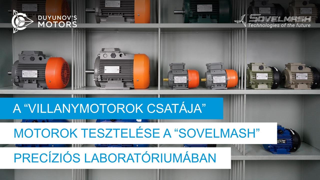 „A villanymotorok csatája": hogyan tesztelik majd a motorokat az Orosz Föderáció innovációs laboratóriumában