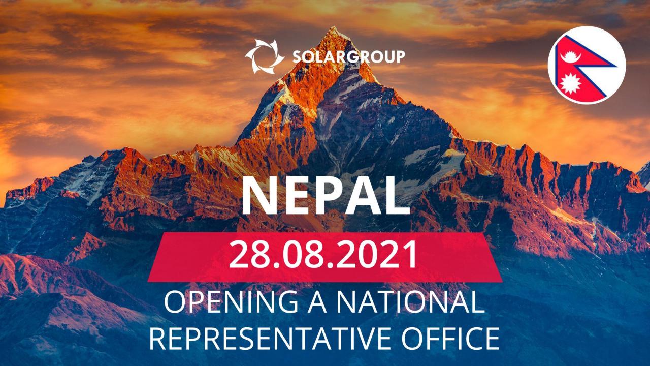 SOLARGROUP opens a national representative office in Nepal