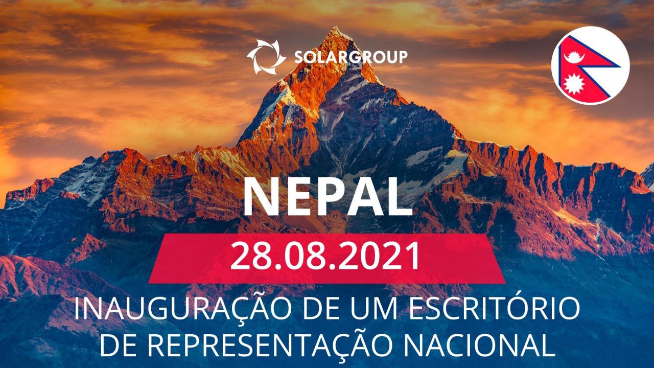 Inauguração de um escritório de representação nacional da SOLARGROUP no Nepal