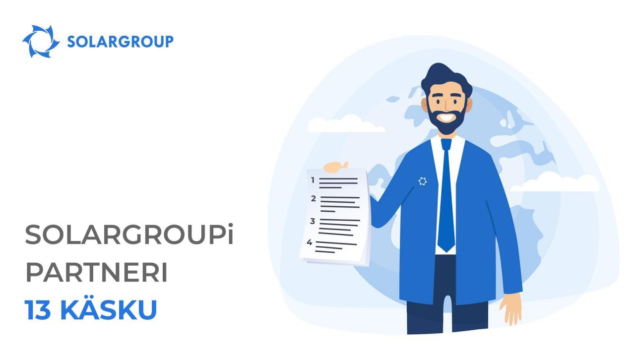 SOLARGROUPi partneri 13 käsku