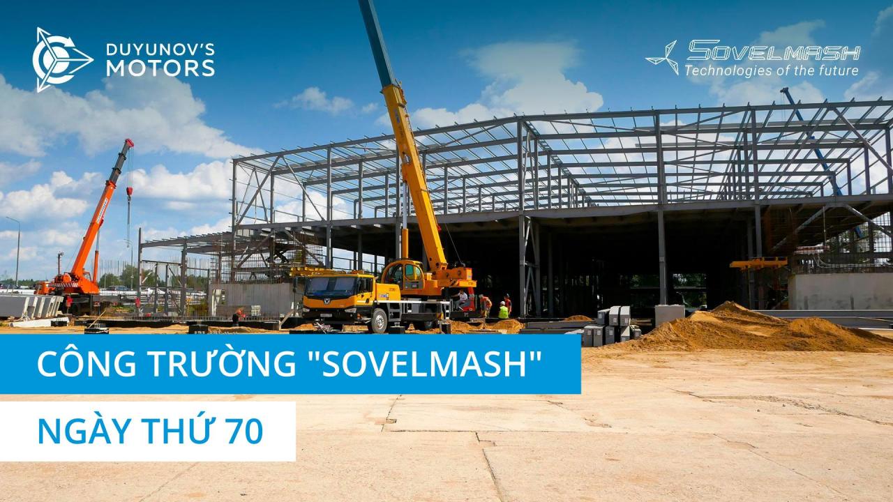 Công trường xây dựng "Sovelmash" / Ngày thứ 70