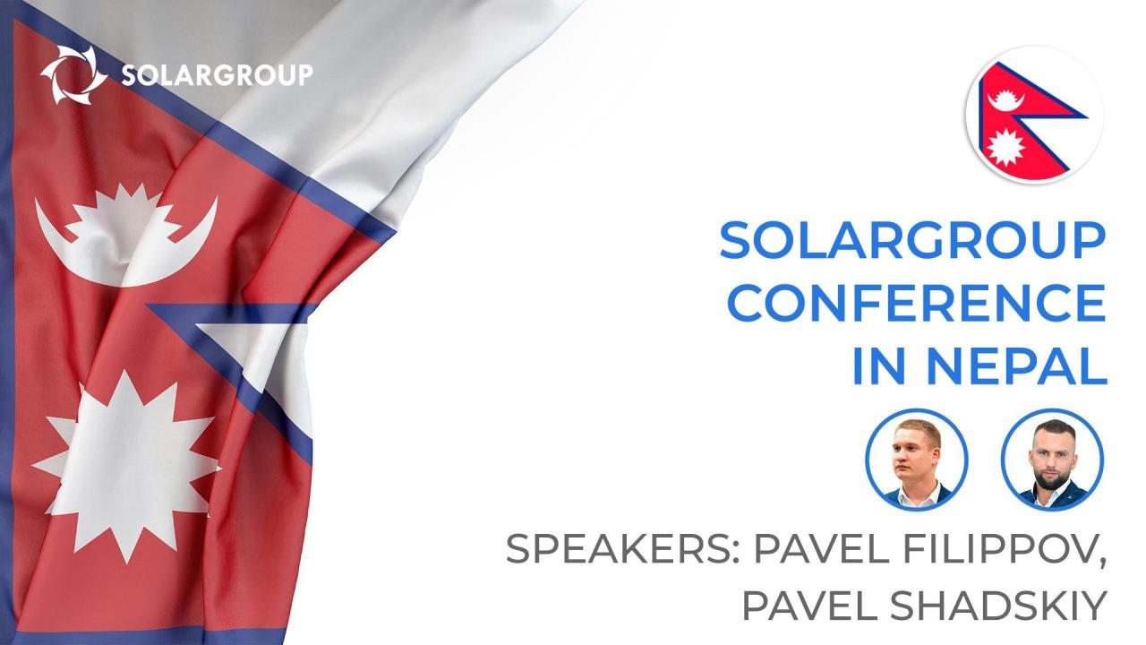 Online conference of the project "Duyunov's motors" in Nepal: top managers of SOLARGROUP as speakers