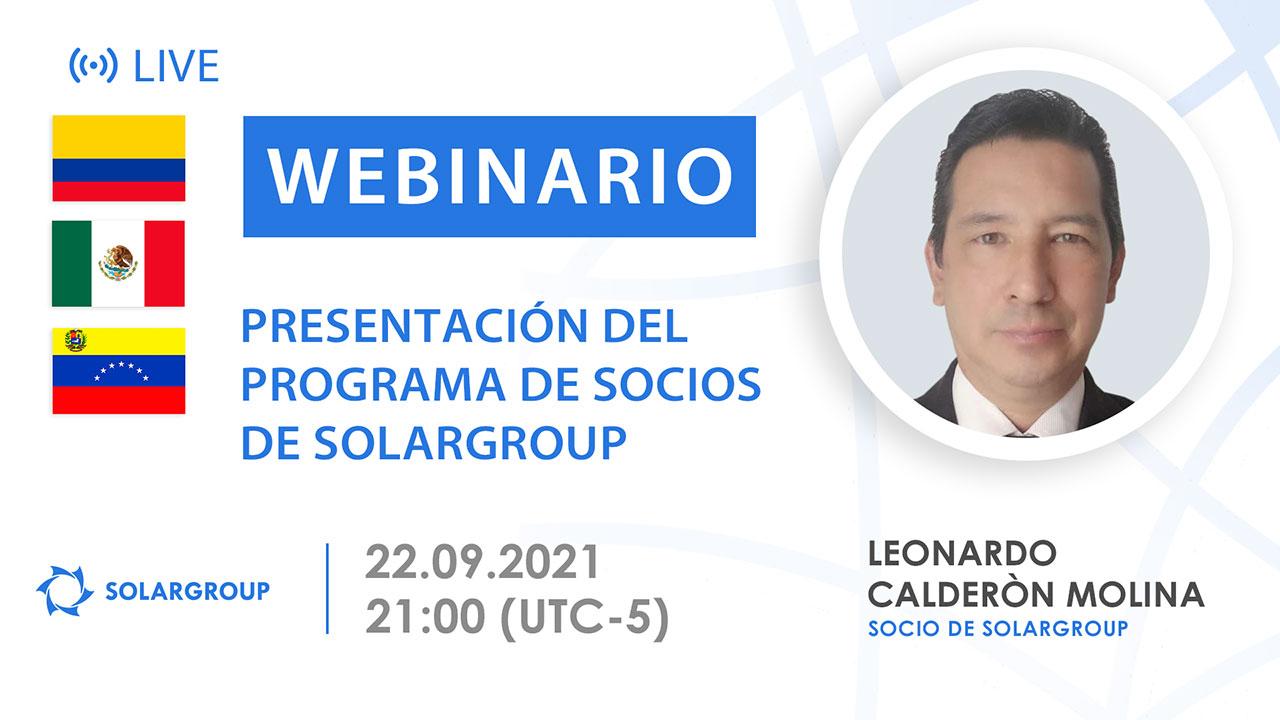 Latinoamerica. Presentación del programa de socios de SOLARGROUP