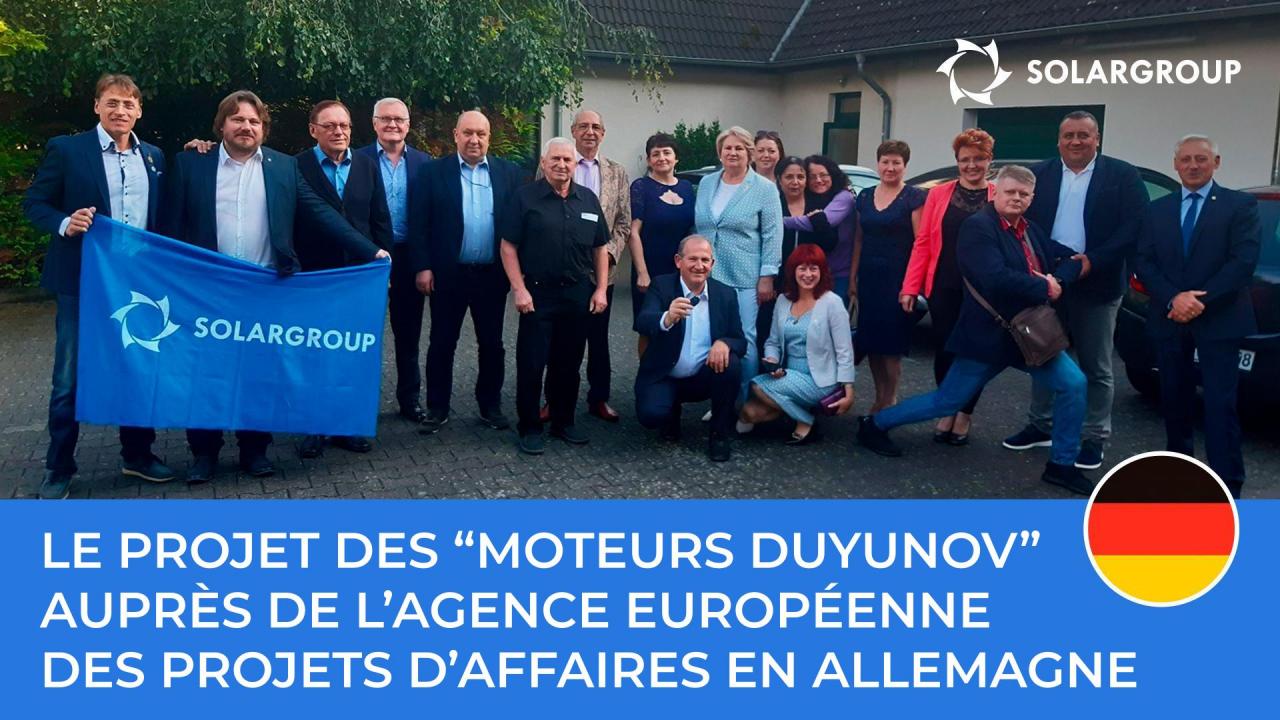 Les hommes d'affaires allemands ont appris sur le projet des "Moteurs Duyunov"