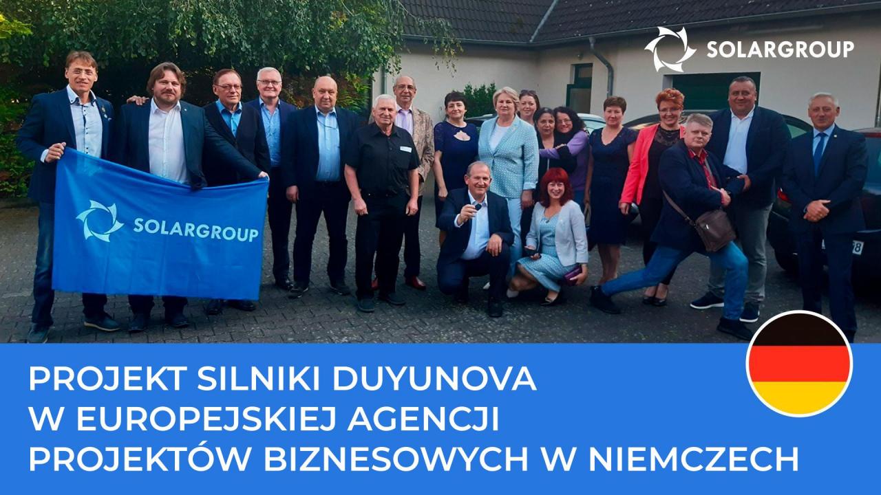 Biznesmeni z Niemiec dowiedzieli się o projekcie Silniki Duyunova