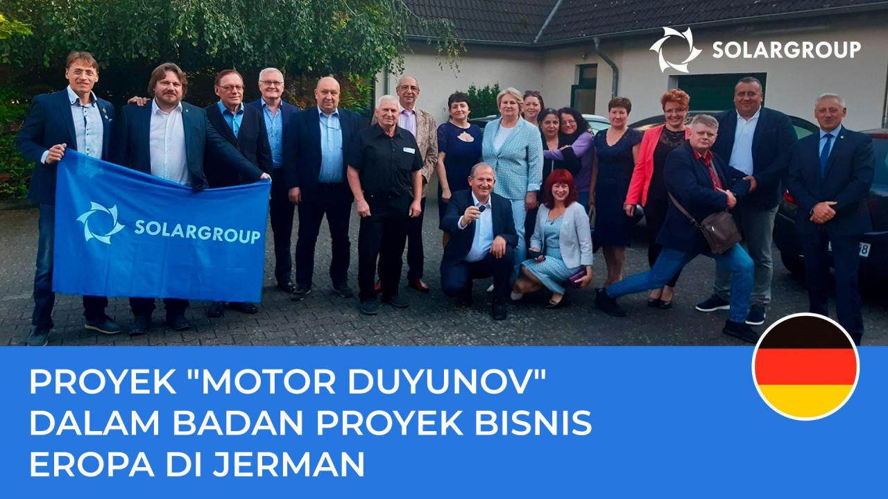 Pengusaha Jerman mengetahui tentang proyek "Motor Duyunov"