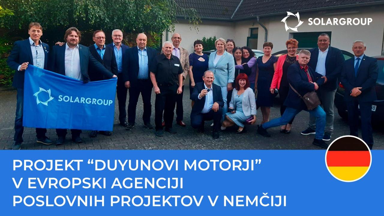 Nemški poslovneži so izvedeli za projekt "Duyunovih motorjev"