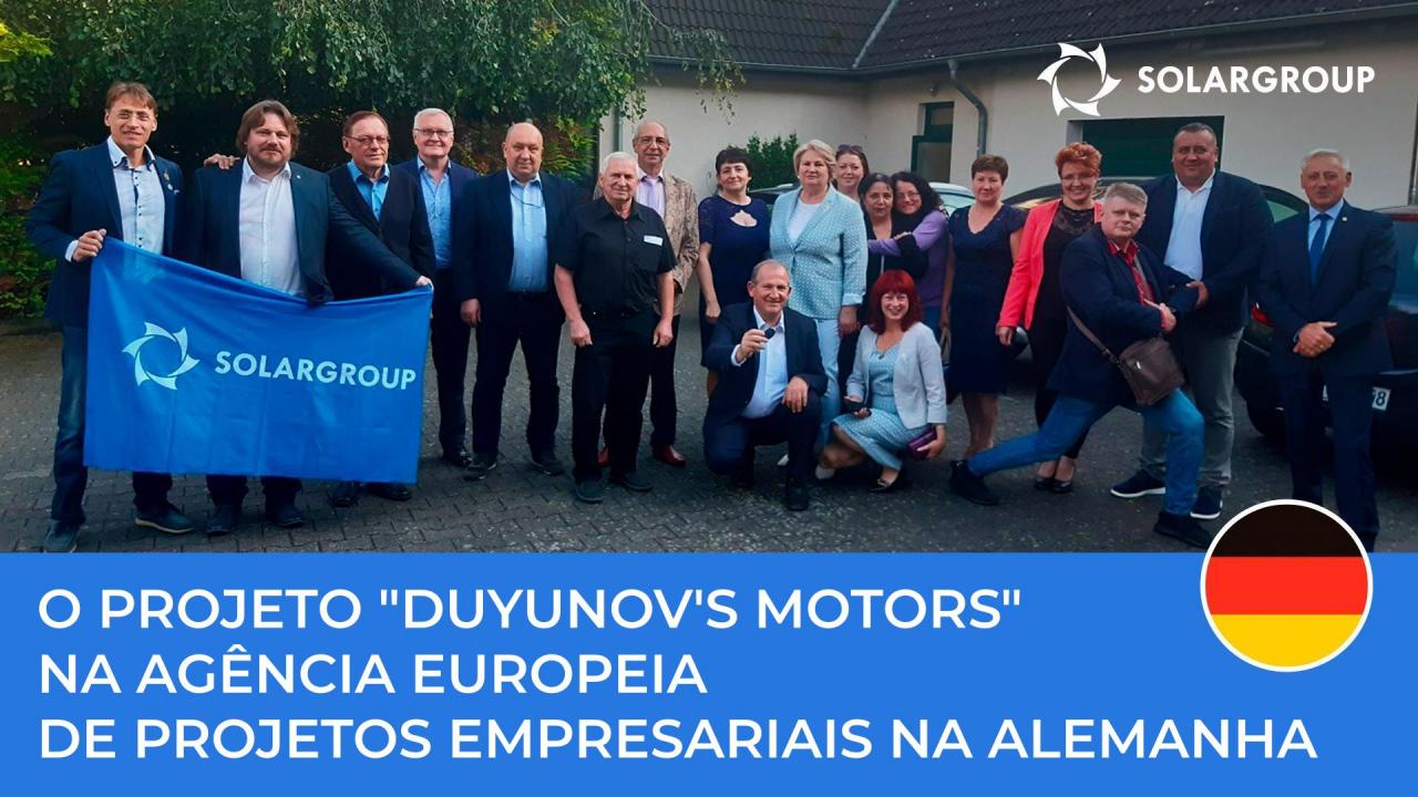 Empresários alemães ficam a conhecer melhor o projeto "Duyunov's motors"