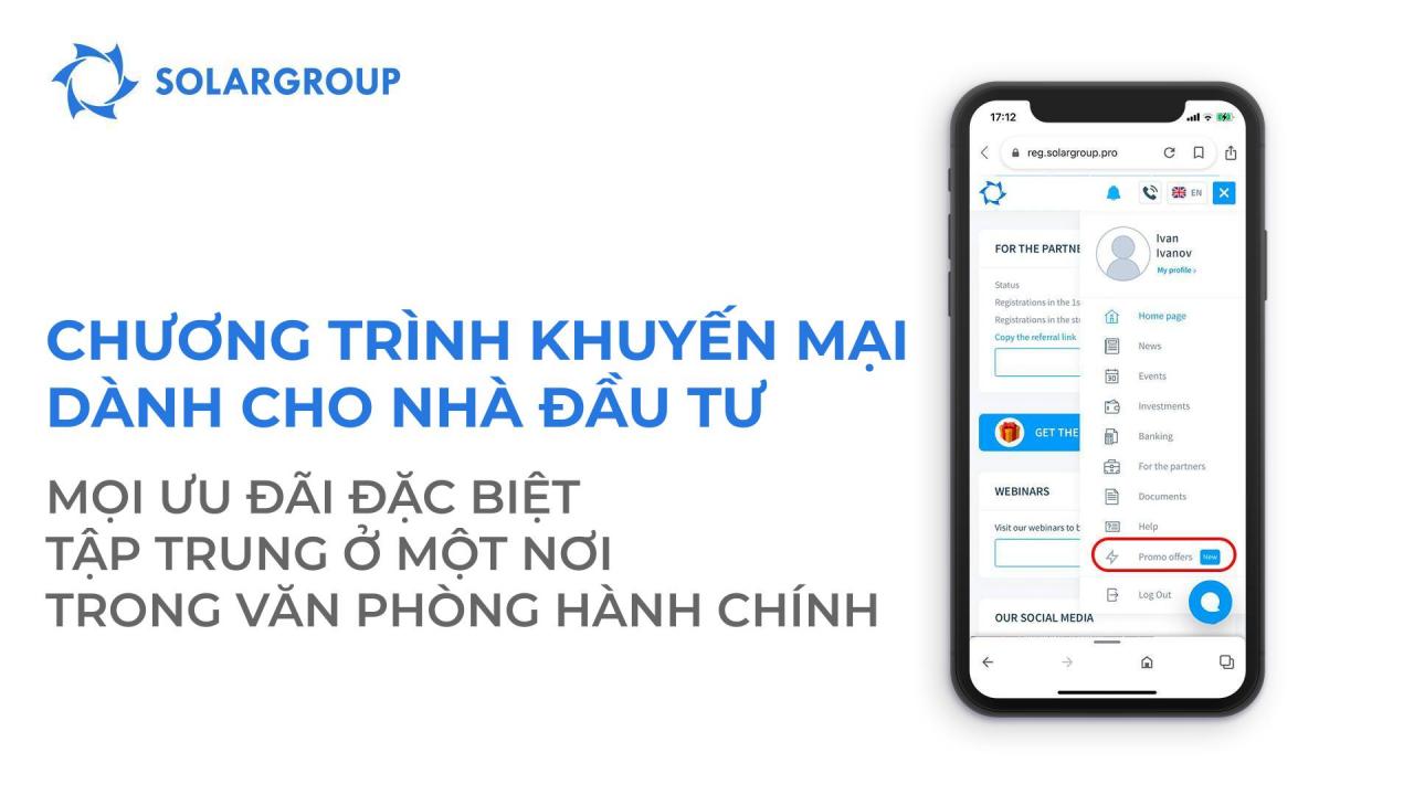 Tất cả ưu đãi dành cho nhà đầu tư ở một nơi: phần mới trong văn phòng hành chính - "Ưu đãi khuyến mại dành cho nhà đầu tư"