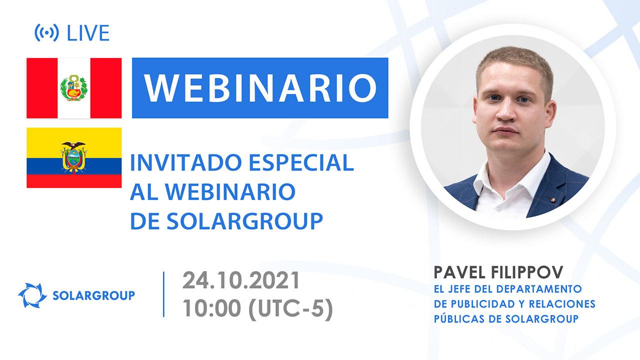 Peru. Invitado especial al webinario de SOLARGROUP