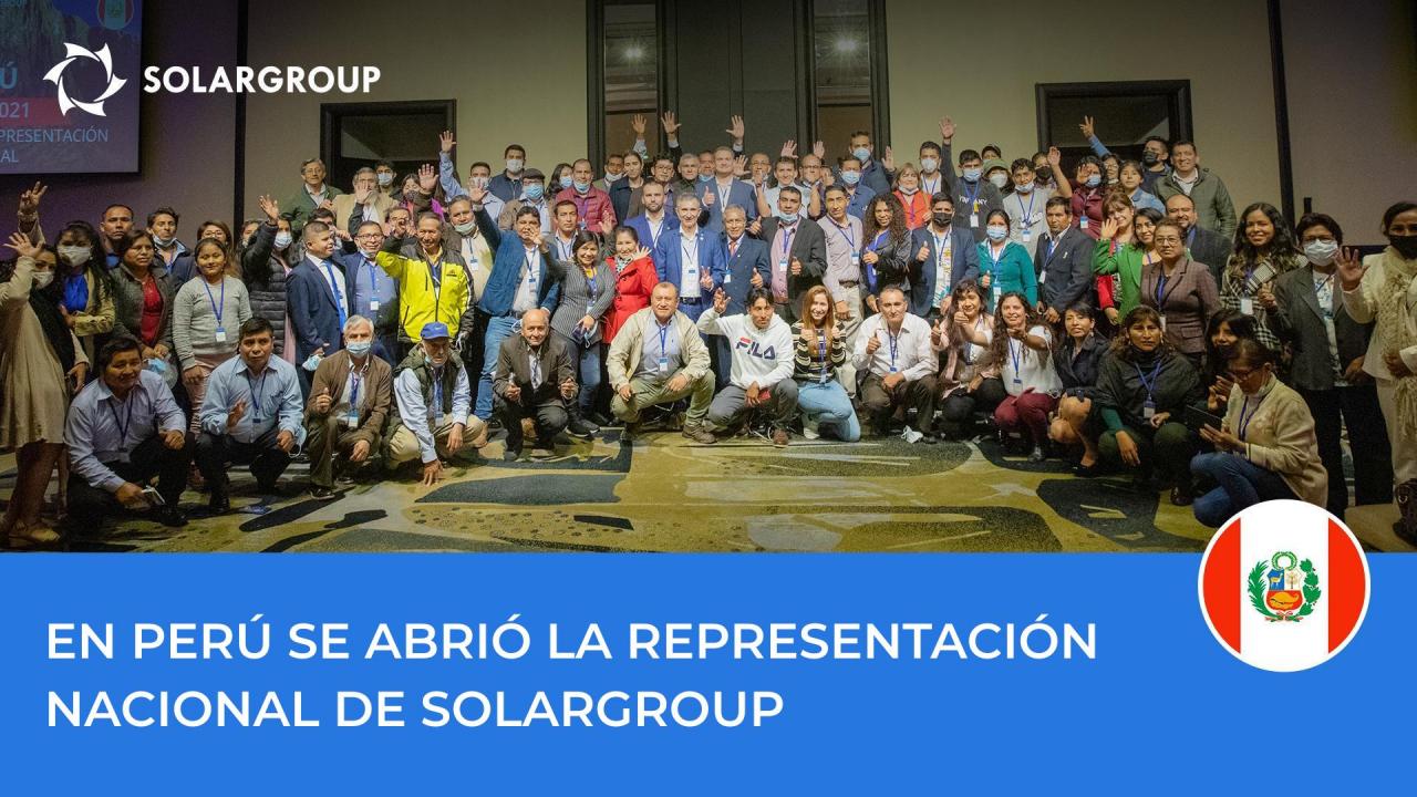 En Perú se abrió la representación nacional de SOLARGROUP