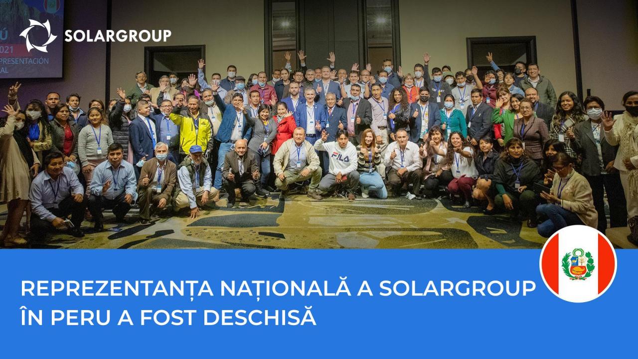 Reprezentanța națională a SOLARGROUP în Peru a fost deschisă