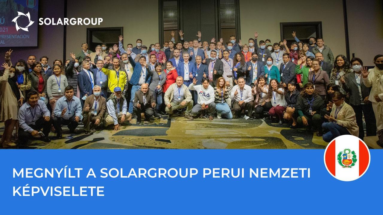 Megnyitották a SOLARGROUP Perui nemzeti képviseletét