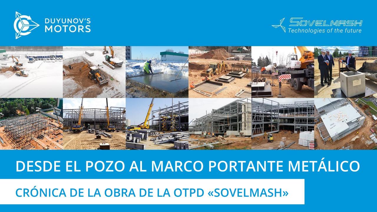 Resumen de los trabajos de construcción desde sus inicios hasta el día de hoy | Construcción de la OTPD "Sovelmash"