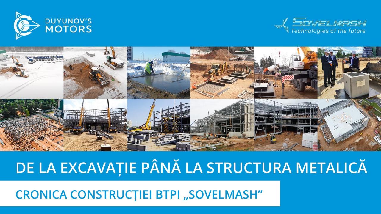 Rezumatul lucrărilor de construcții de la început și până în prezent | Construcția BTPI „Sovelmash”