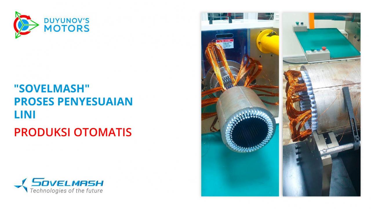 Lini produksi otomatis "Sovelmash": proses penyesuaian