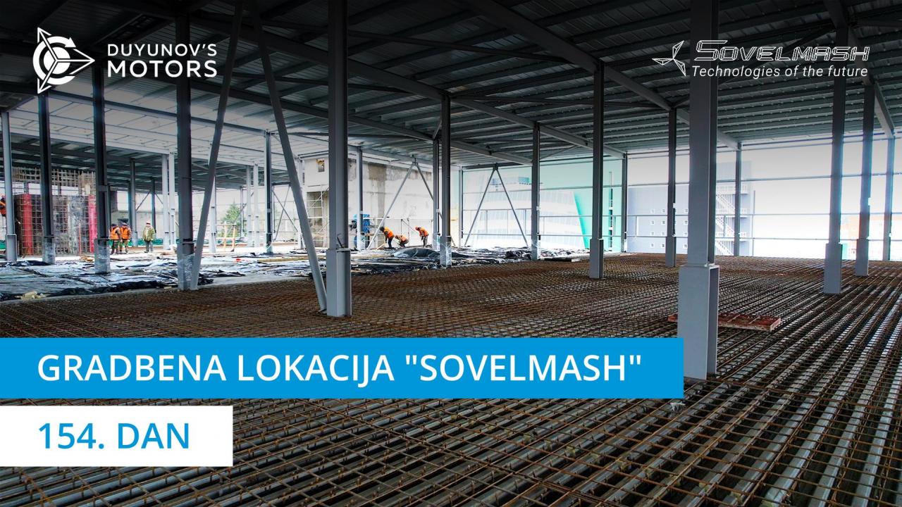 Gradbena lokacija "Sovelmash" | 154. dan