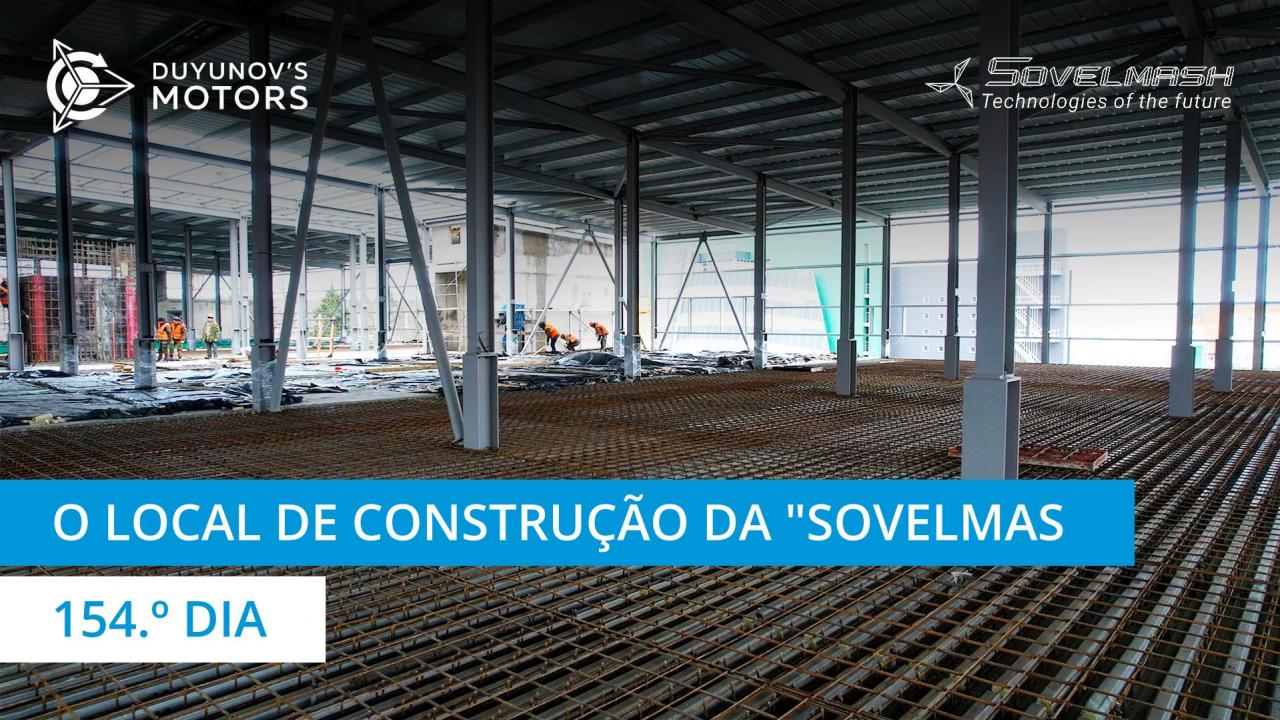 Local de construção da "Sovelmash" | 154.º dia