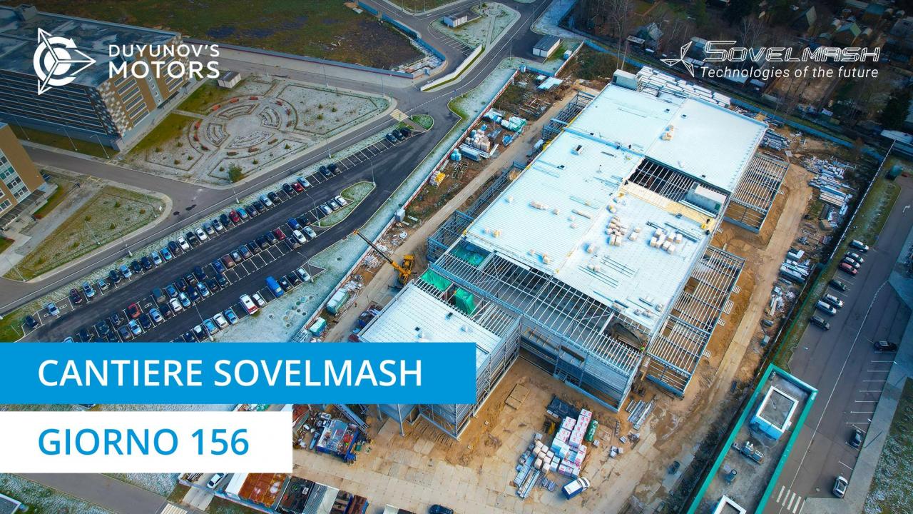 Cantiere dell'ufficio tecnico di progettazione Sovelmash | Giorno 156