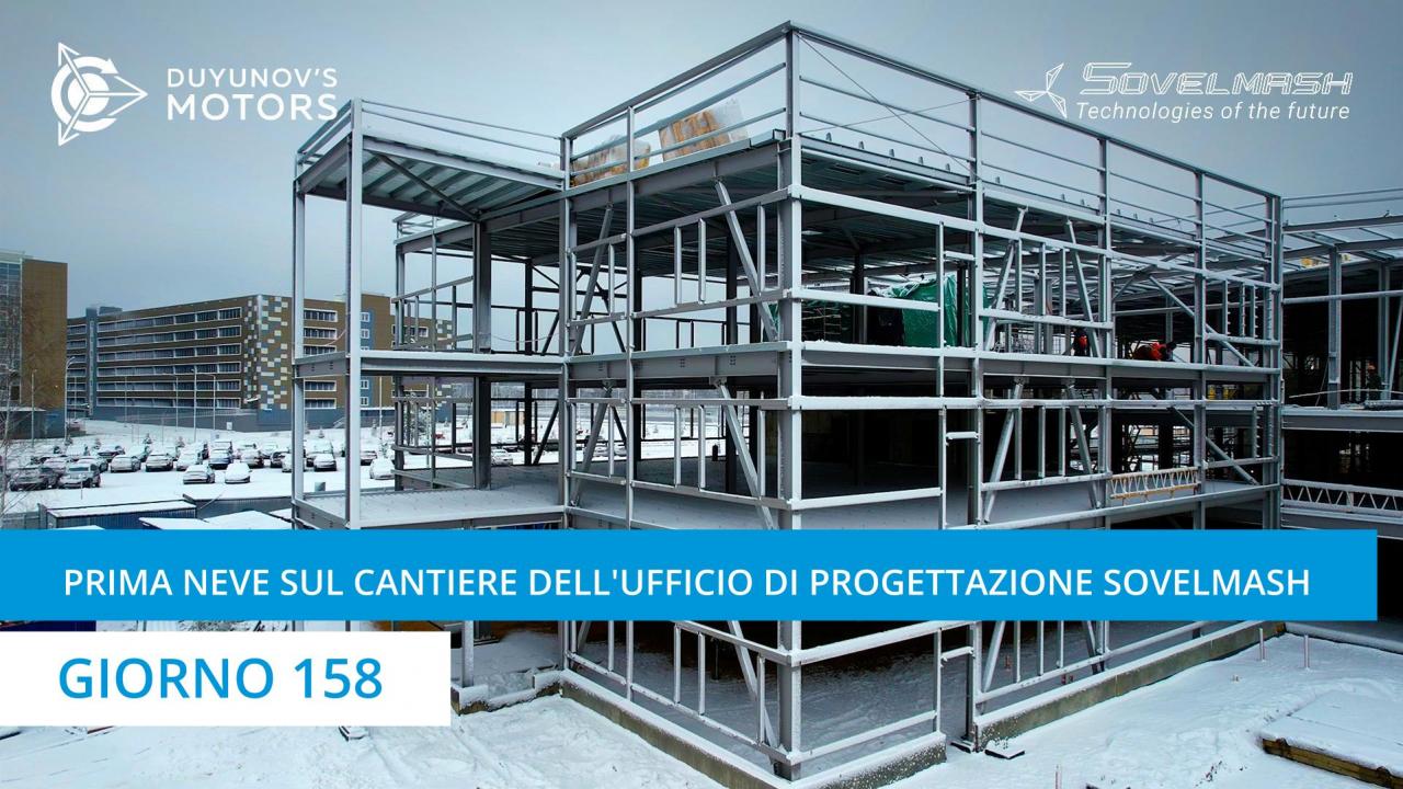 Prima neve sul cantiere | Giorno 158