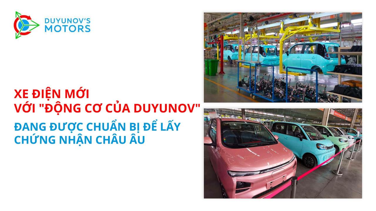 Một chiếc ô tô điện mới với động cơ của Duyunov đang được chuẩn bị để lấy chứng nhận Châu Âu