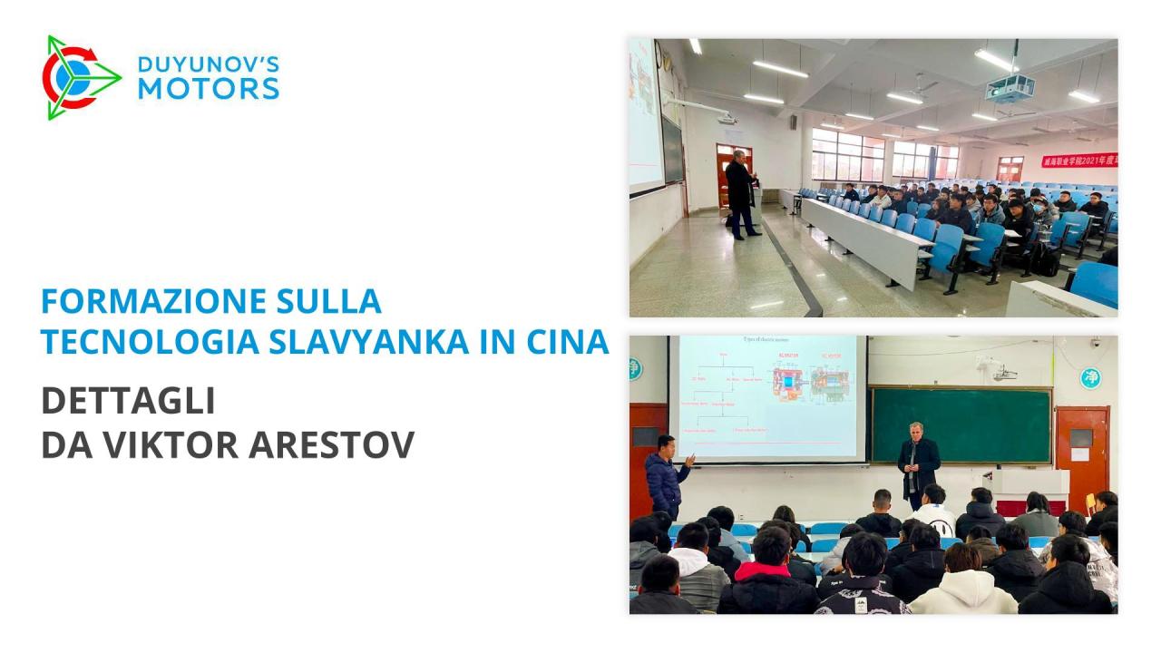 Formazione sulle basi della tecnologia Slavyanka in Cina: dettagli da Viktor Arestov