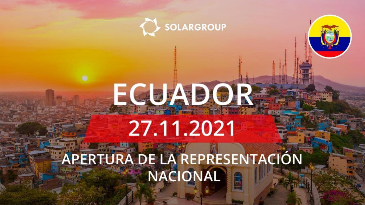 Conferencia de SOLARGROUP en Ecuador. ¡Es mañana!