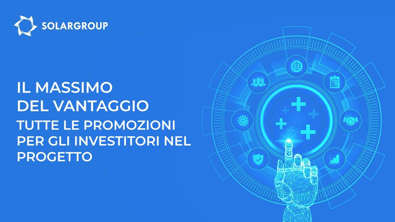 Come trarre il massimo profitto dall'investimento: tutte le promozioni per gli investitori nel progetto