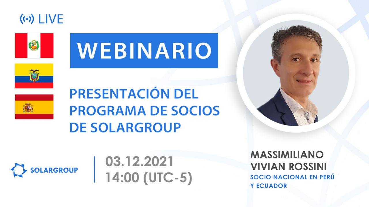 Peru. Presentación del programa de socios de SOLARGROUP