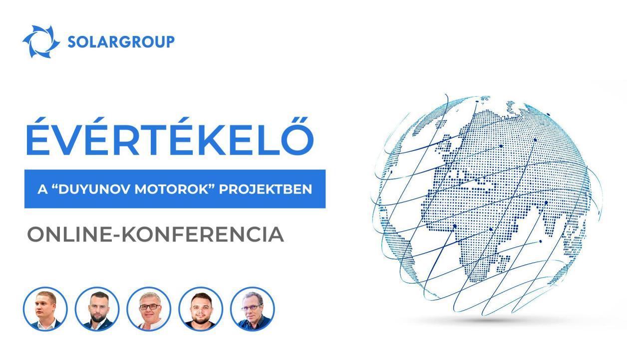 A „Duyunov Motorok" projekt év végi összesítője: online konferencia, amelyet 13 féle nyelven fognak közvetíteni