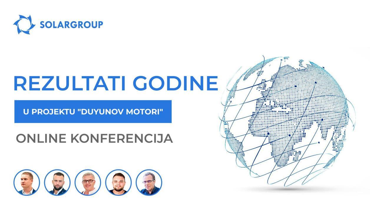 Rezultati godine u projektu "Duyunov Motori": online konferencija s emitiranjem na 13 jezika