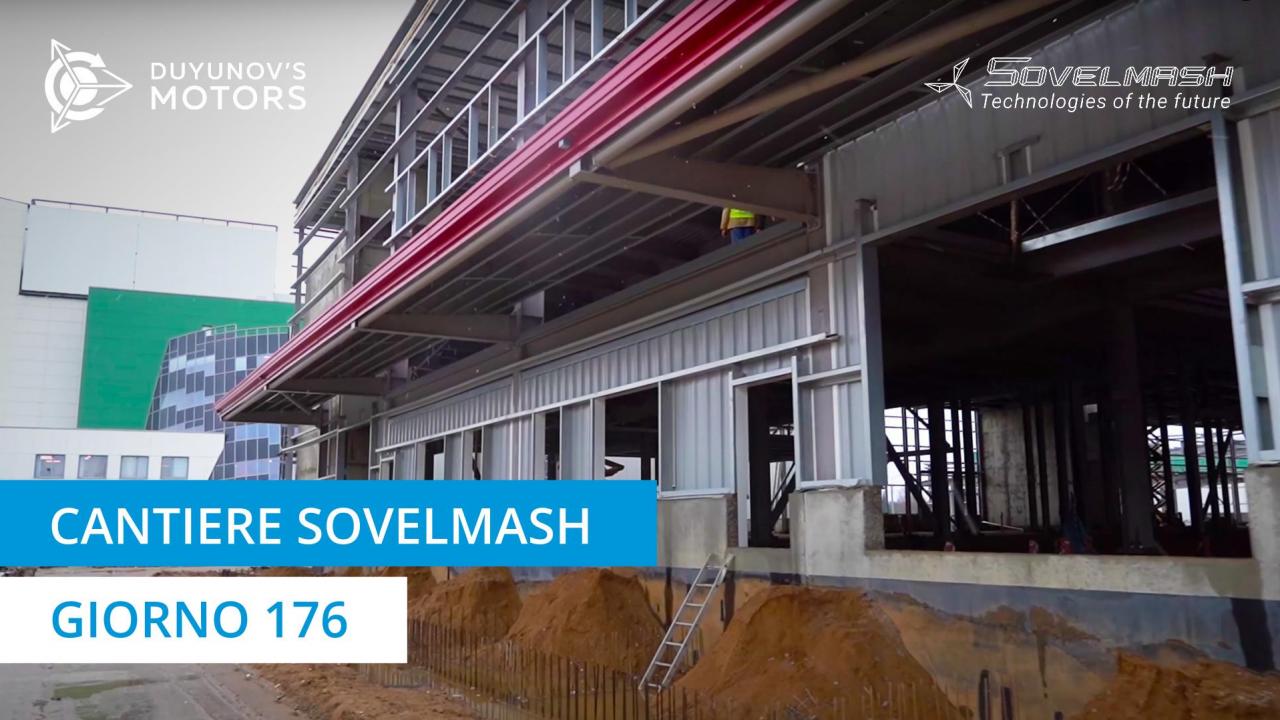 Cantiere dell'ufficio tecnico di progettazione Sovelmash | Giorno 176