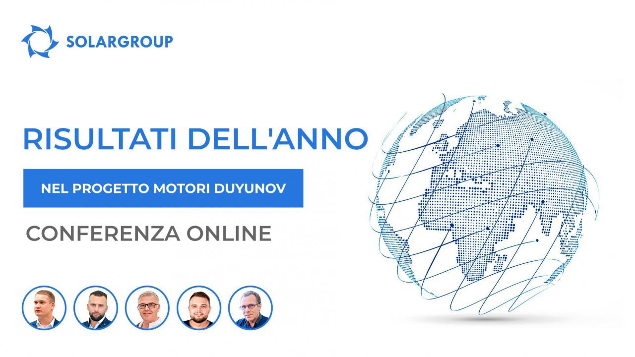 Registrati oggi, partecipa domani: conferenza dedicata ai risultati dell'anno nel progetto Motori Duyunov