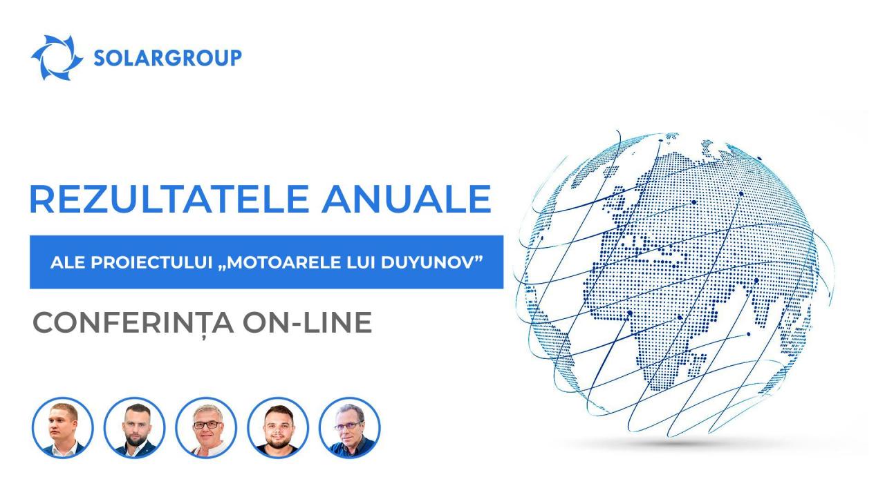 Înregistrați-vă astăzi, participați mâine: conferința dedicată rezultatelor anuale ale proiectului „Motoarele lui Duyunov”