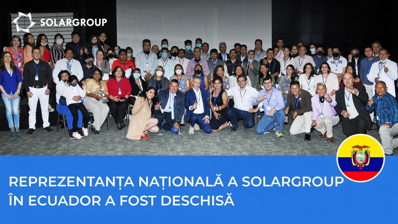 În Ecuador a fost deschisă o reprezentanță națională a companiei SOLARGROUP