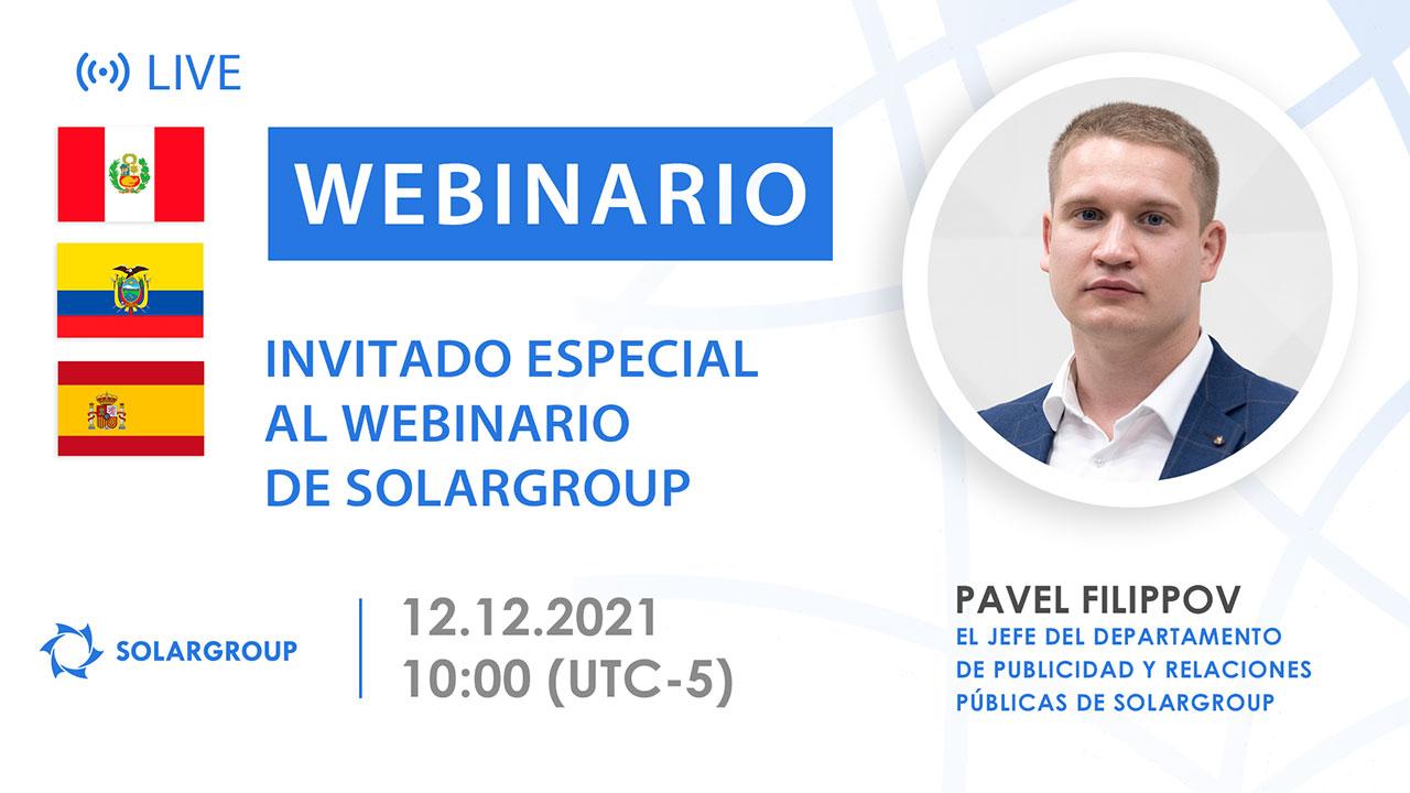 Peru. Invitado especial al webinario de SOLARGROUP