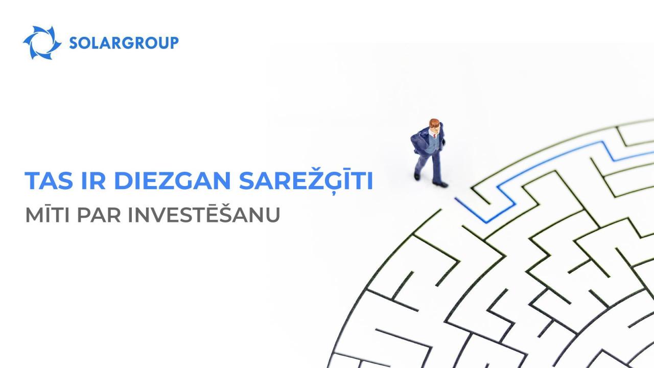 Mīti par investēšanu