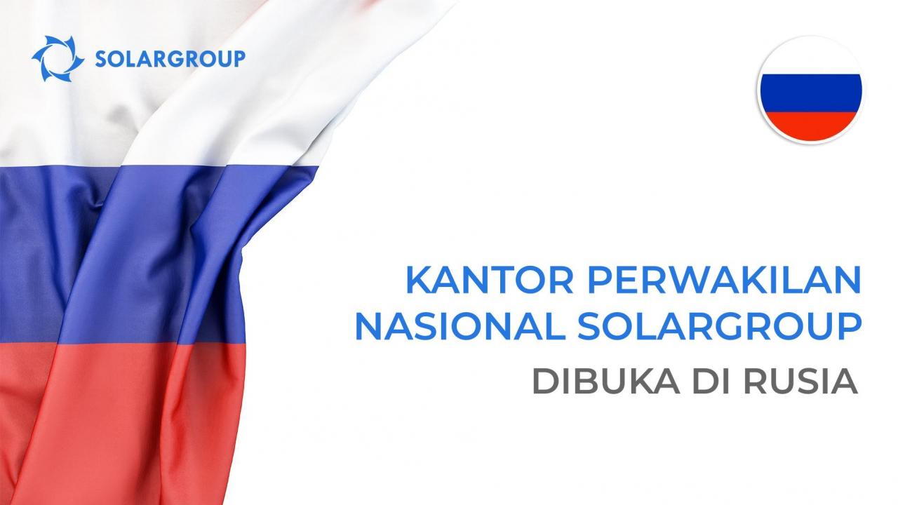 Kantor perwakilan nasional SOLARGROUP dibuka di Rusia