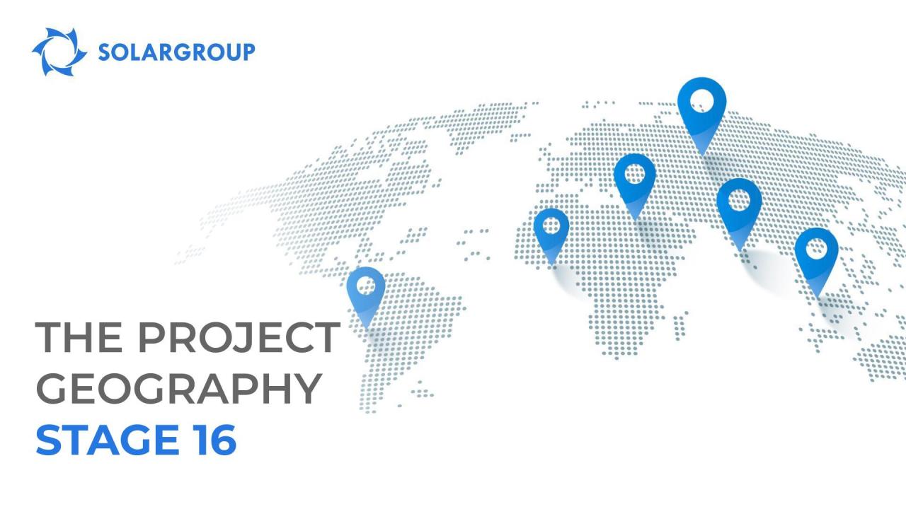 Discovering new regions: the project geography at stage 16