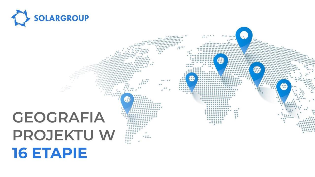 Odkrywamy nowe regiony: geografia projektu na 16 etapie