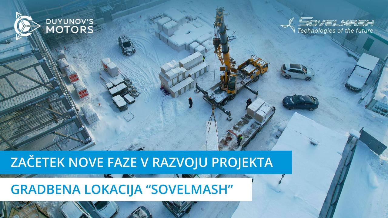 Začetek nove faze v razvoju projekta | Gradbena lokacija PKTP "Sovelmash"