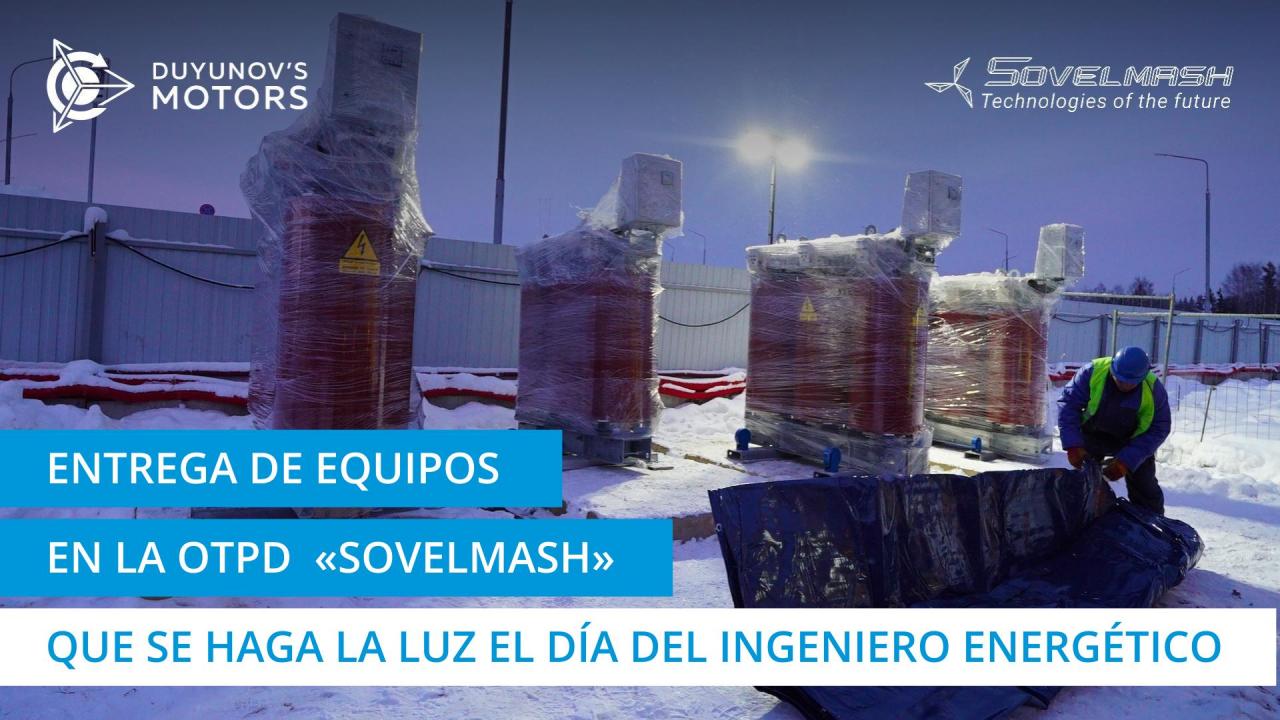 Entrega de equipos en la OTPD "Sovelmash" | Que se haga la luz el Día del ingeniero energético